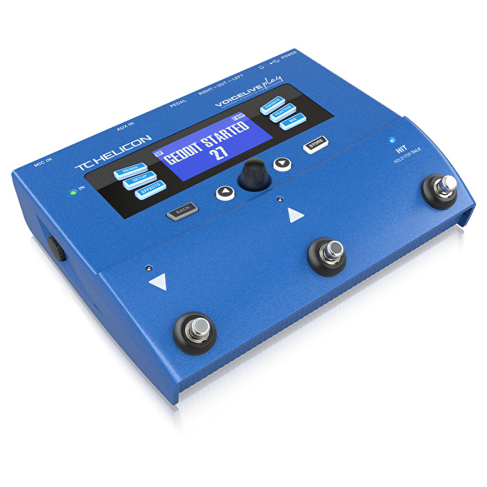 TC Helicon VOICELIVE PLAY 3-Button Vocal Effects Stompbox with Looping